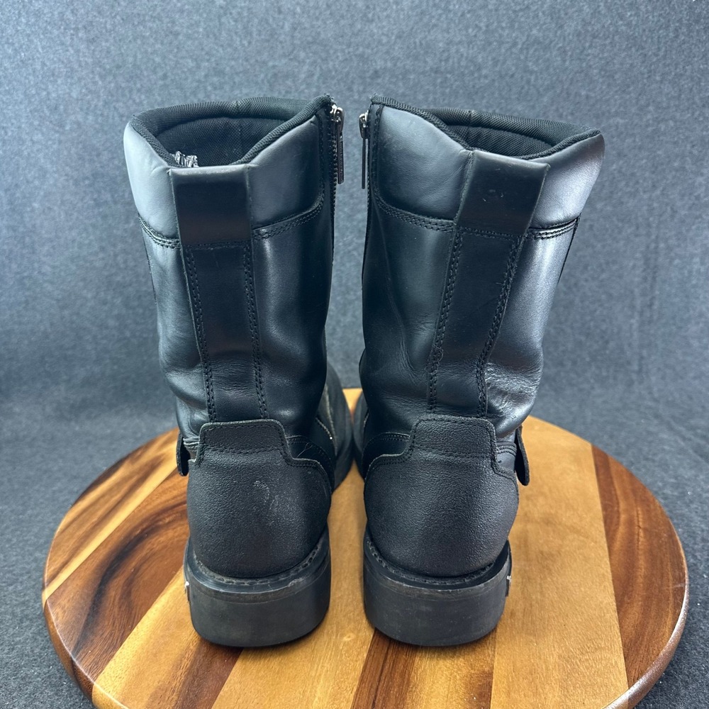 Harley-Davidson Men's 13 Shift Engineer Zip Black 9-Inch Motorcycle Boots D95115 - Picture 9 of 15